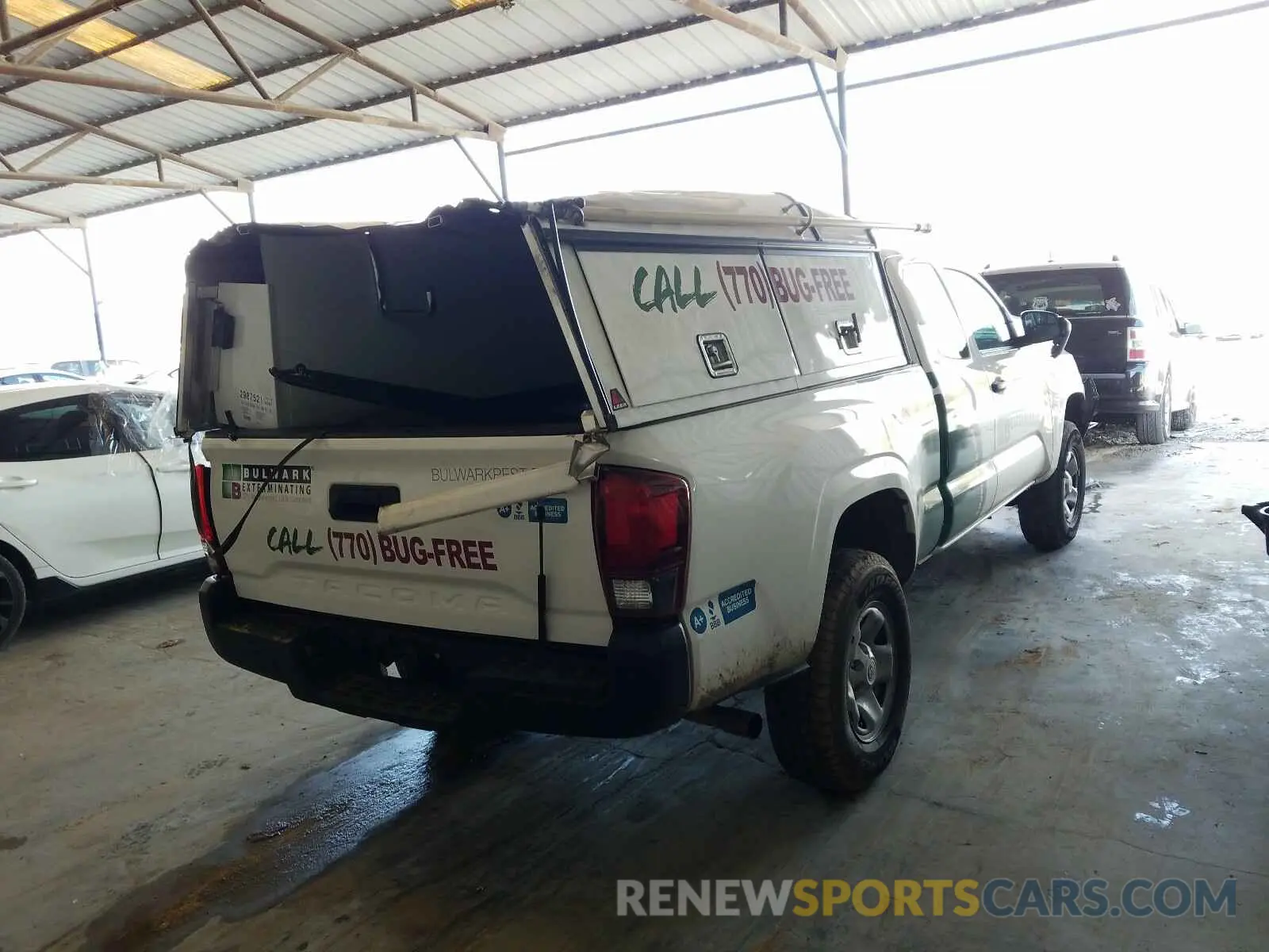 4 fotografías del automóvil dañado 5TFRX5GNXKX146482 TOYOTA TACOMA 2019