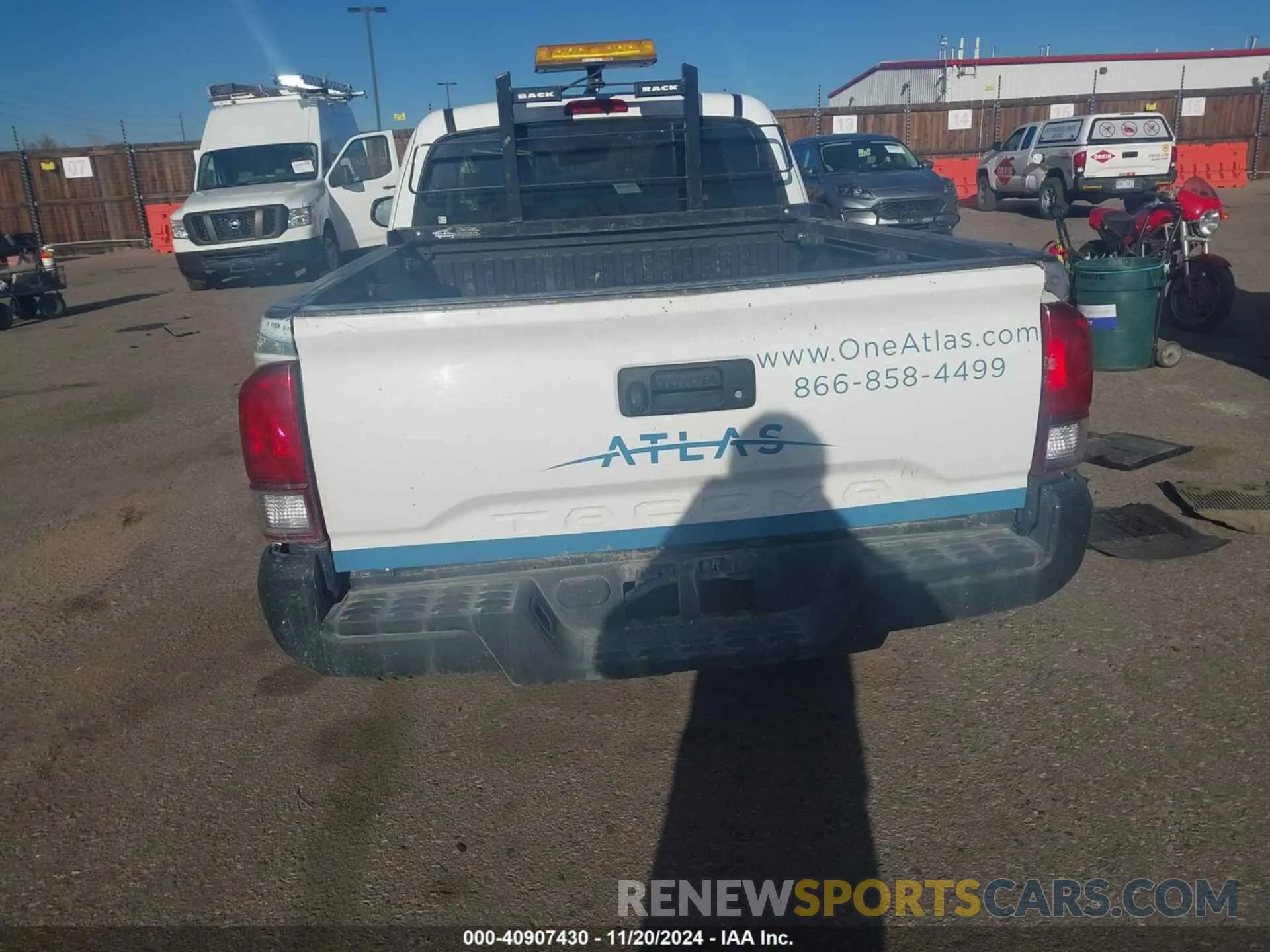 6 fotografías del automóvil dañado 5TFRX5GNXKX147793 TOYOTA TACOMA 2019