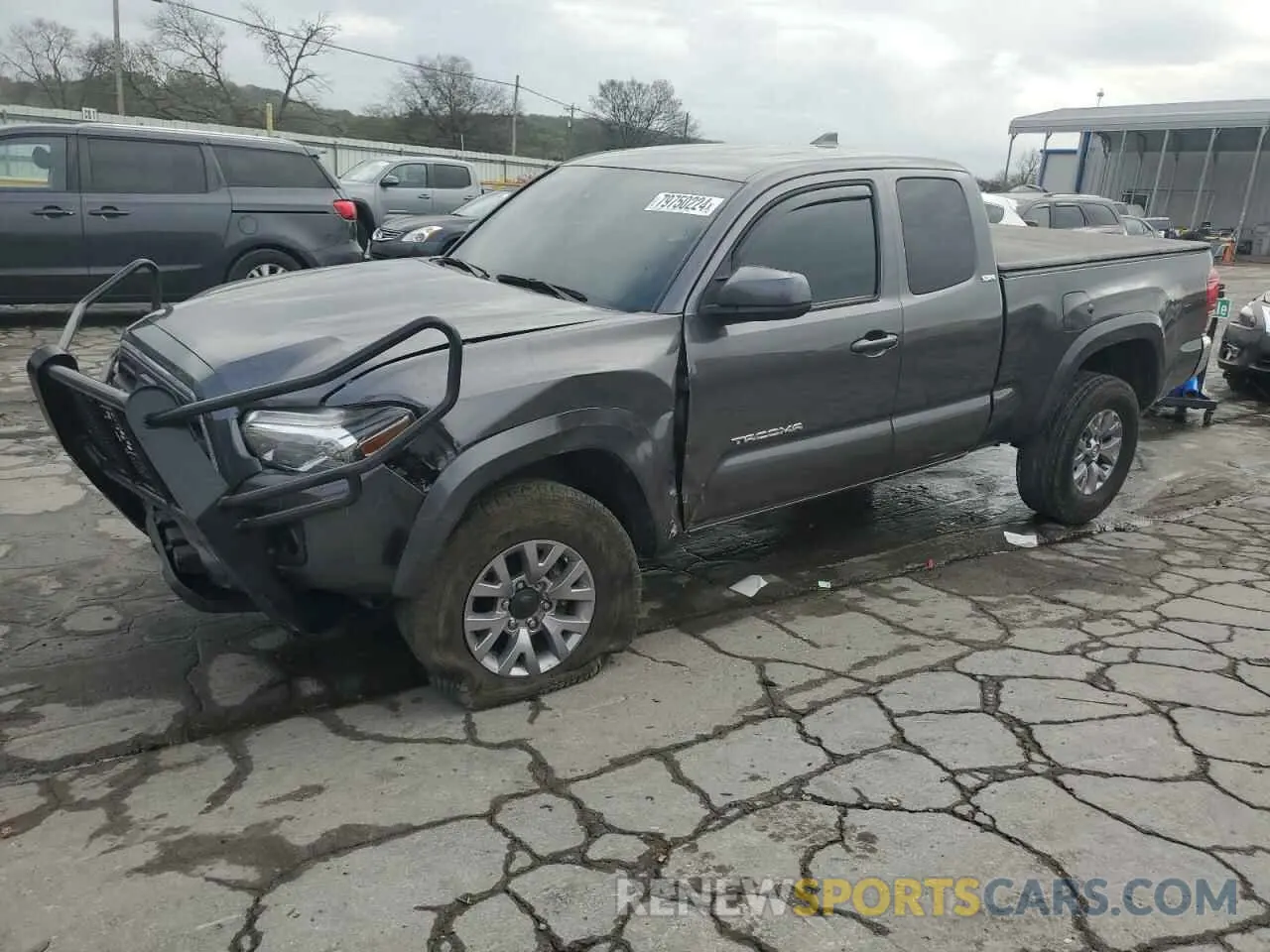 1 fotografías del automóvil dañado 5TFSX5EN0KX069786 TOYOTA TACOMA 2019