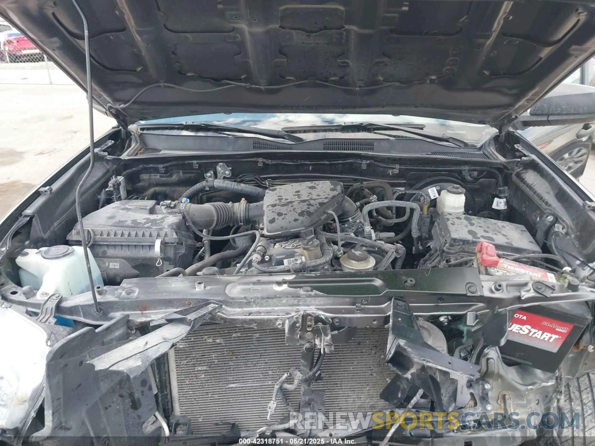 10 fotografías del automóvil dañado 5TFSX5EN4KX070181 TOYOTA TACOMA 2019