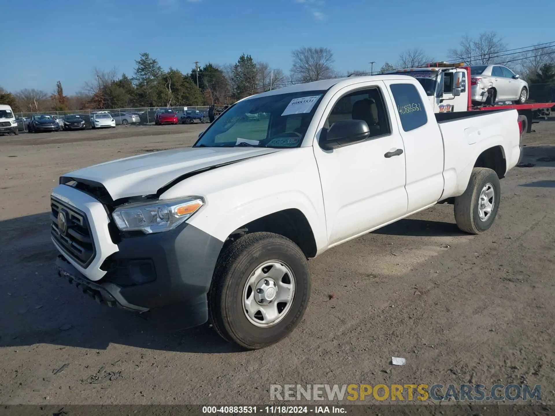 2 fotografías del automóvil dañado 5TFSX5EN6KX066410 TOYOTA TACOMA 2019