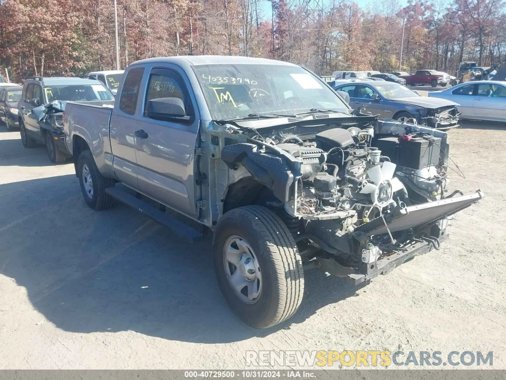 1 fotografías del automóvil dañado 5TFSX5EN6KX066715 TOYOTA TACOMA 2019
