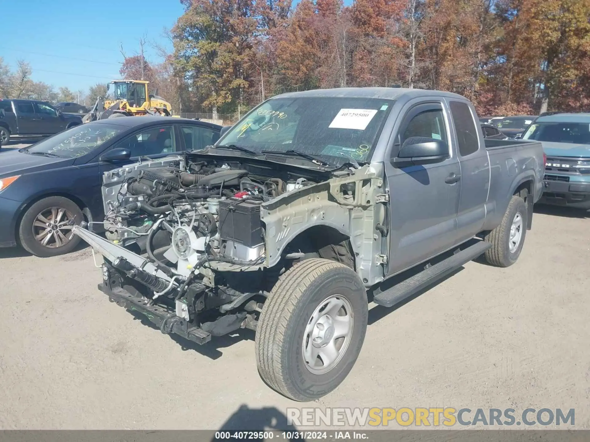 2 fotografías del automóvil dañado 5TFSX5EN6KX066715 TOYOTA TACOMA 2019