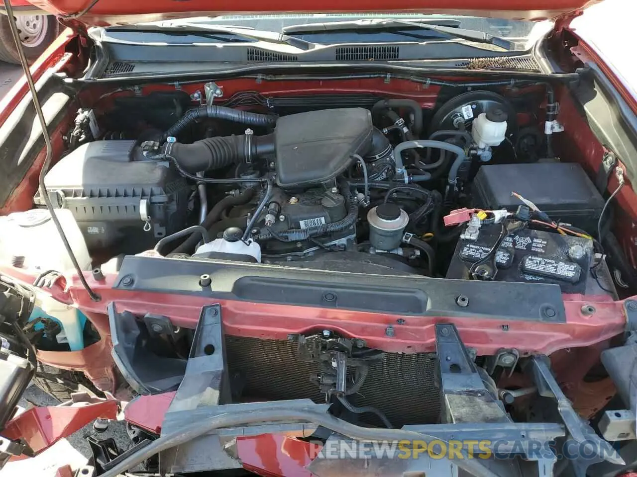 11 fotografías del automóvil dañado 5TFSX5EN8KX065520 TOYOTA TACOMA 2019