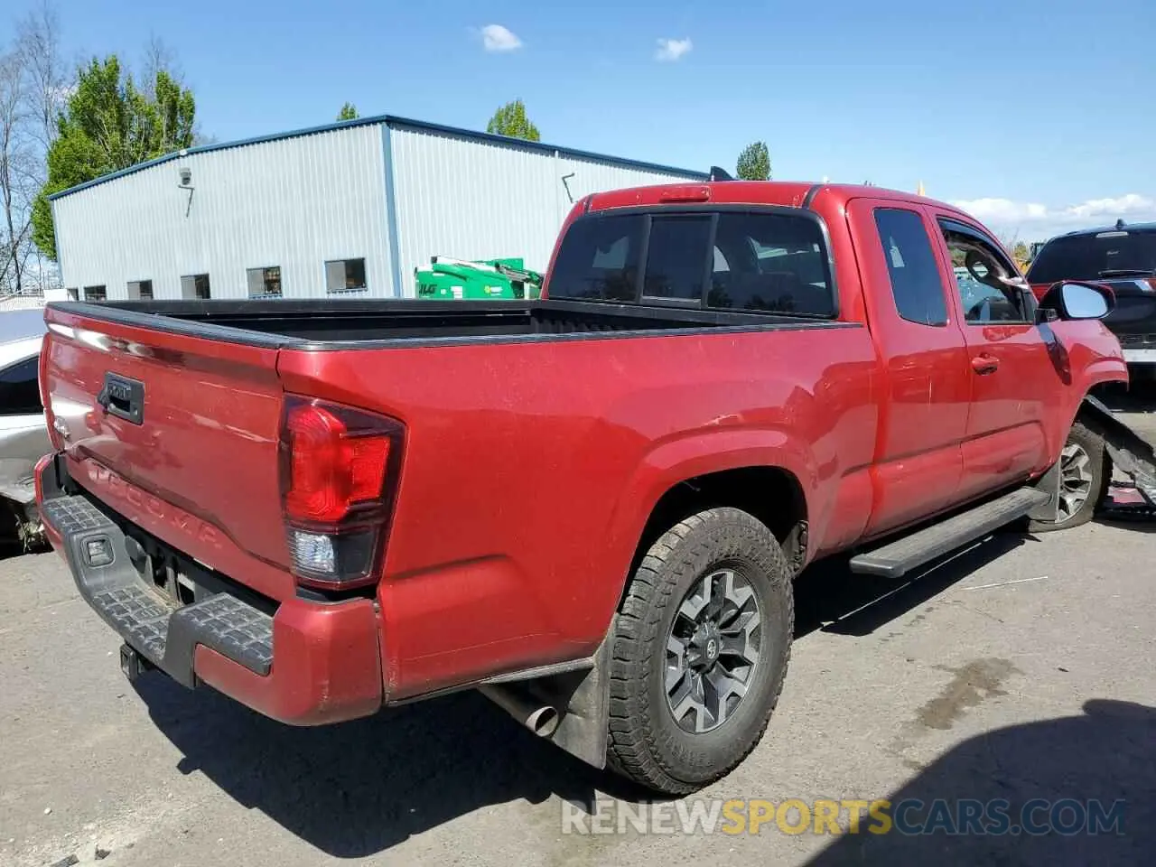 3 fotografías del automóvil dañado 5TFSX5EN8KX065520 TOYOTA TACOMA 2019