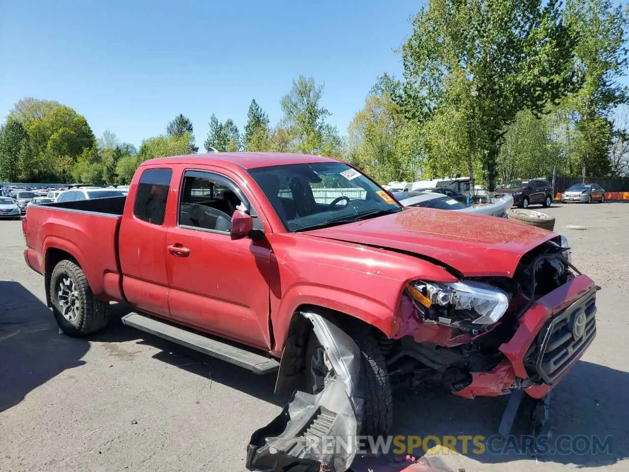 4 fotografías del automóvil dañado 5TFSX5EN8KX065520 TOYOTA TACOMA 2019