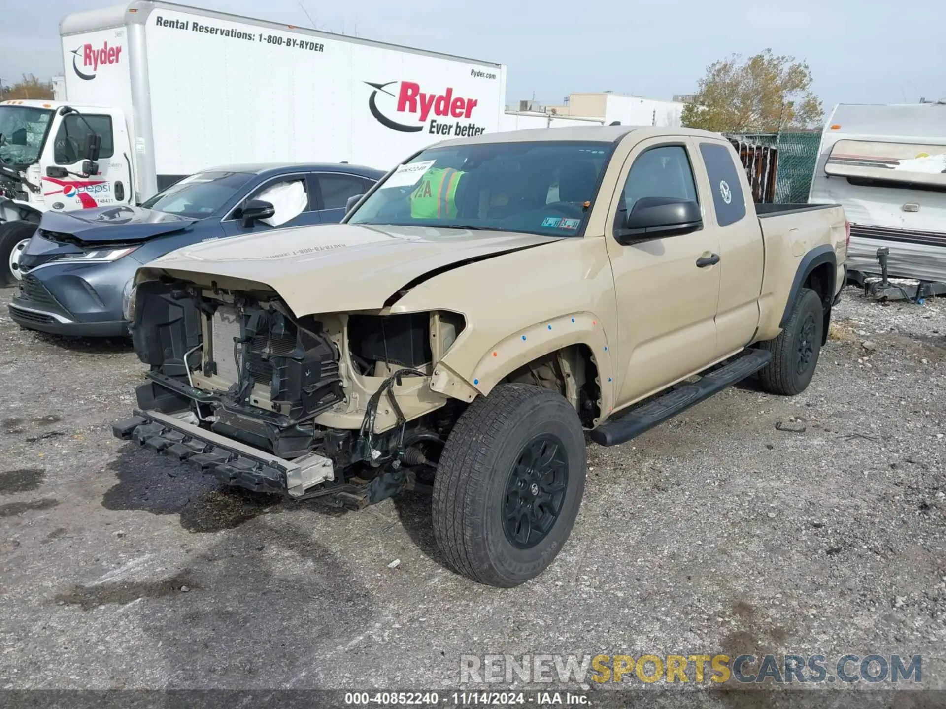 2 fotografías del automóvil dañado 5TFSZ5AN3KX184656 TOYOTA TACOMA 2019