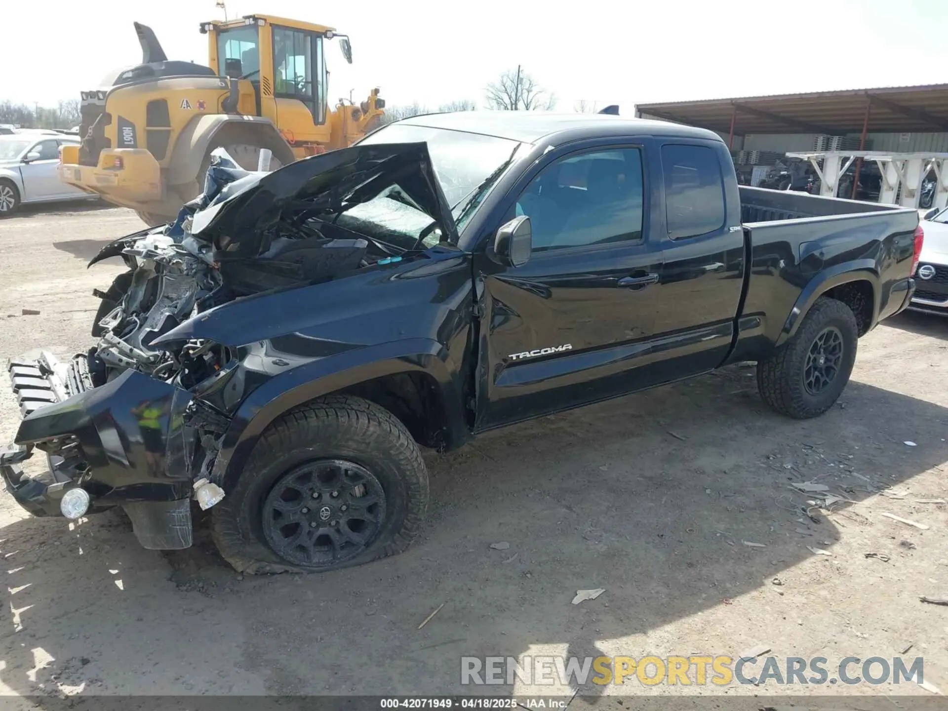 2 fotografías del automóvil dañado 5TFSZ5AN4KX185590 TOYOTA TACOMA 2019