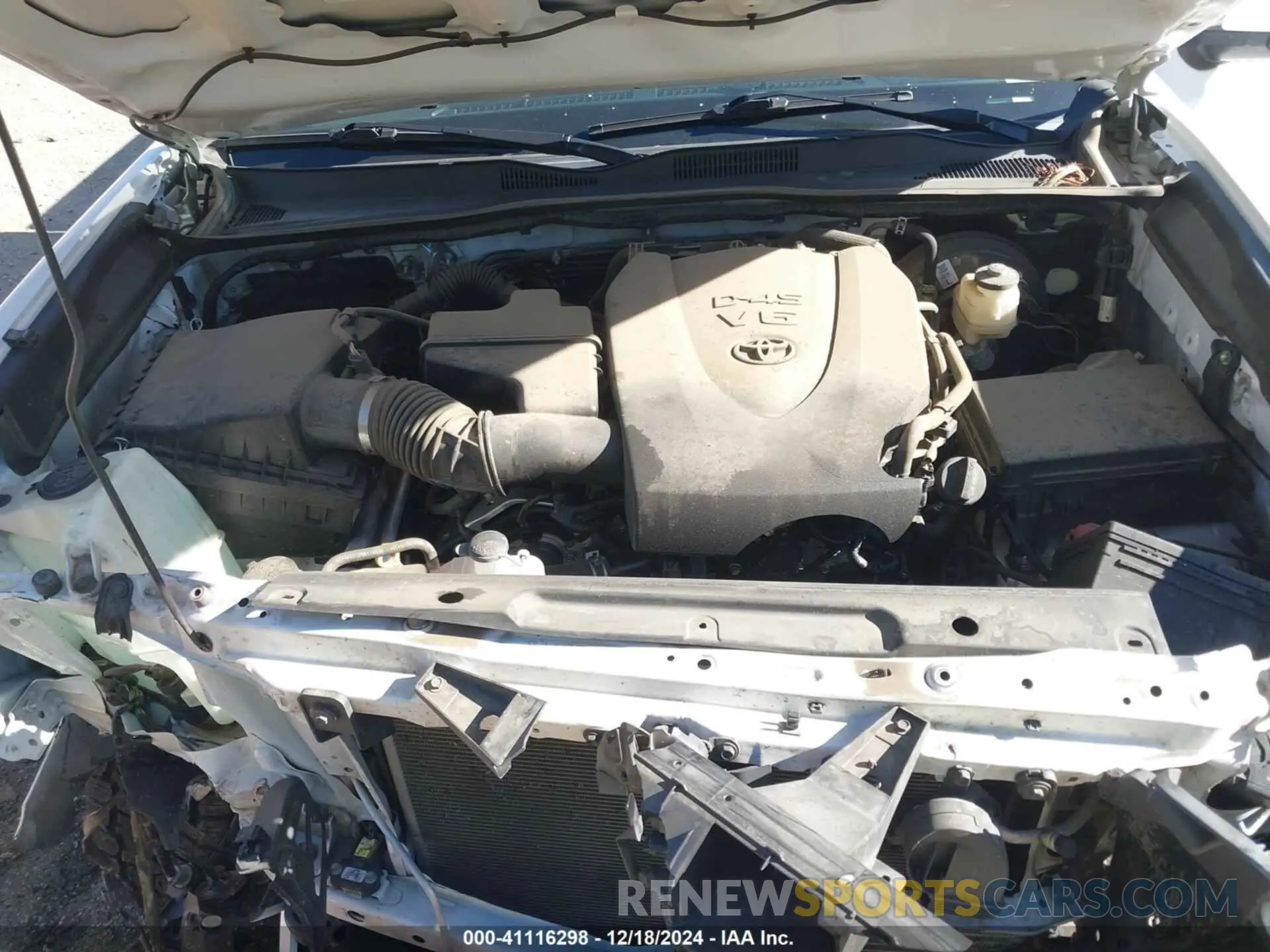 10 fotografías del automóvil dañado 3TMAZ5CN0LM121482 TOYOTA TACOMA 2020