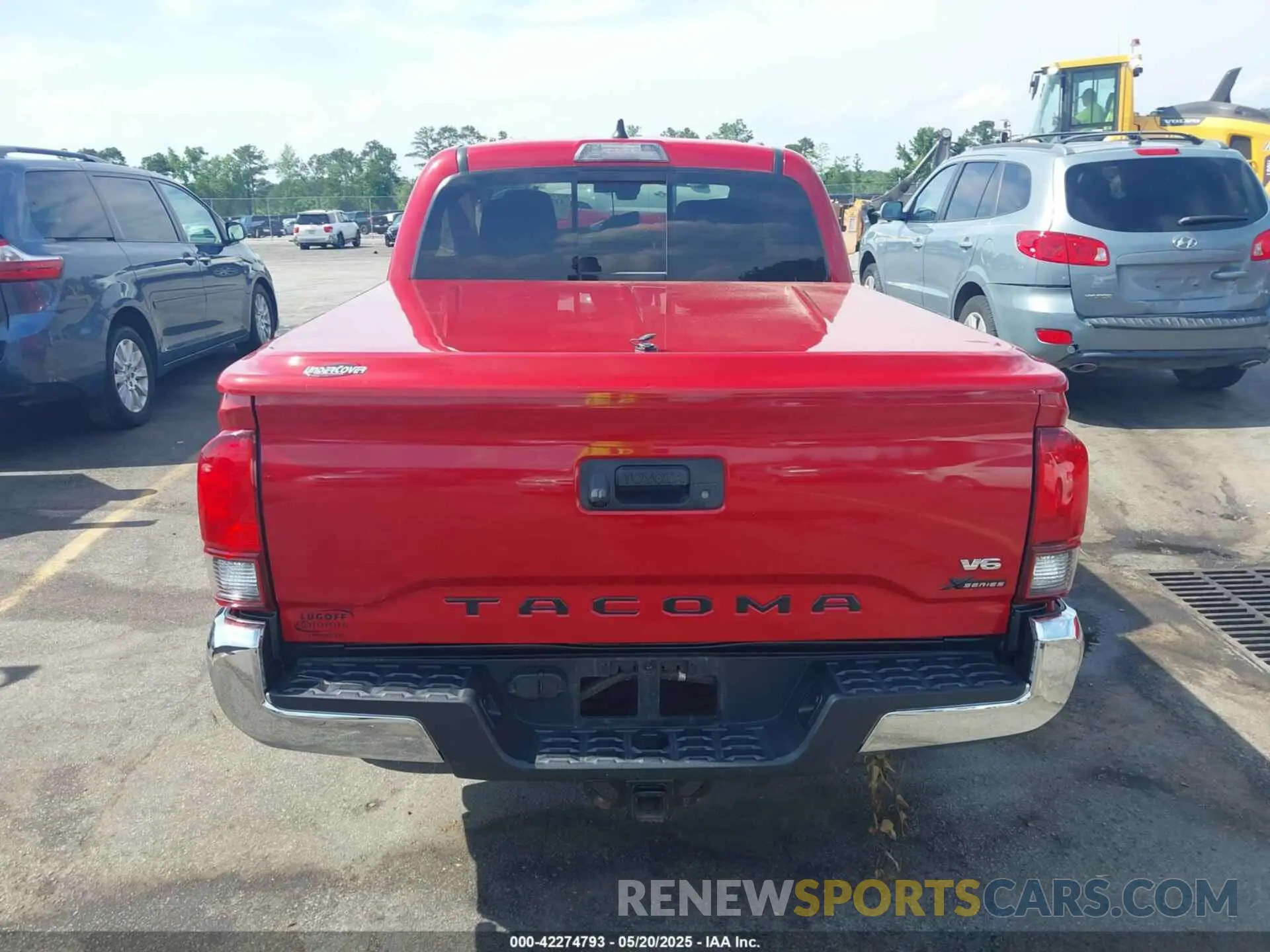 16 fotografías del automóvil dañado 3TMAZ5CN0LM125435 TOYOTA TACOMA 2020