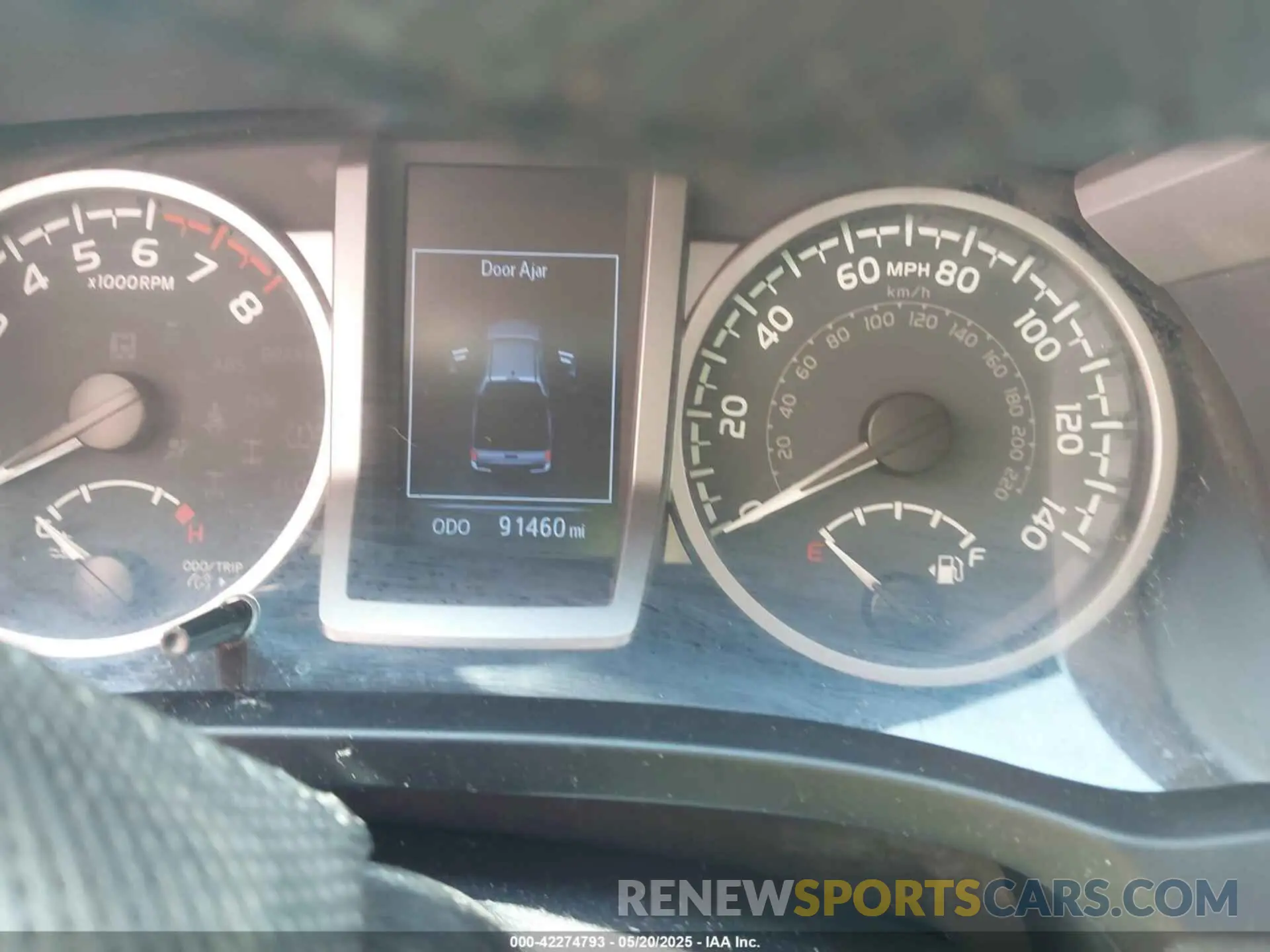 7 fotografías del automóvil dañado 3TMAZ5CN0LM125435 TOYOTA TACOMA 2020