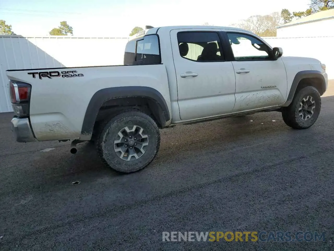 3 fotografías del automóvil dañado 3TMAZ5CN1LM122379 TOYOTA TACOMA 2020