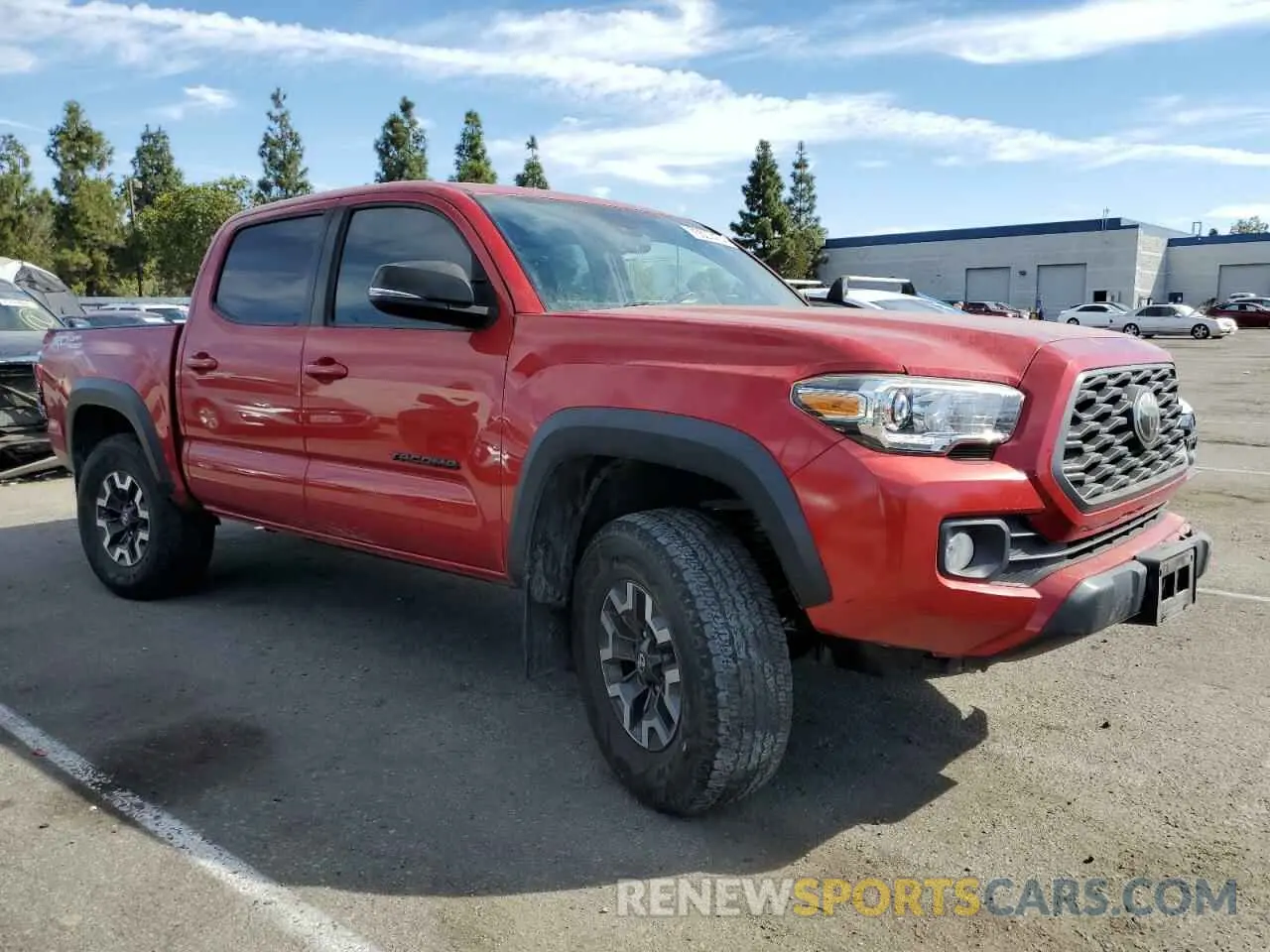 4 fotografías del automóvil dañado 3TMAZ5CN1LM137271 TOYOTA TACOMA 2020