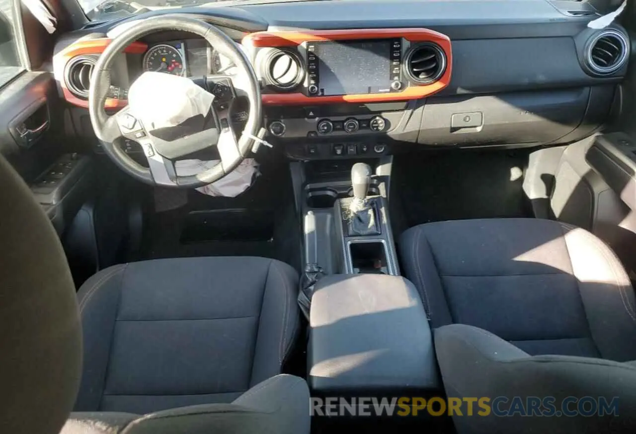 8 fotografías del automóvil dañado 3TMAZ5CN3LM125381 TOYOTA TACOMA 2020