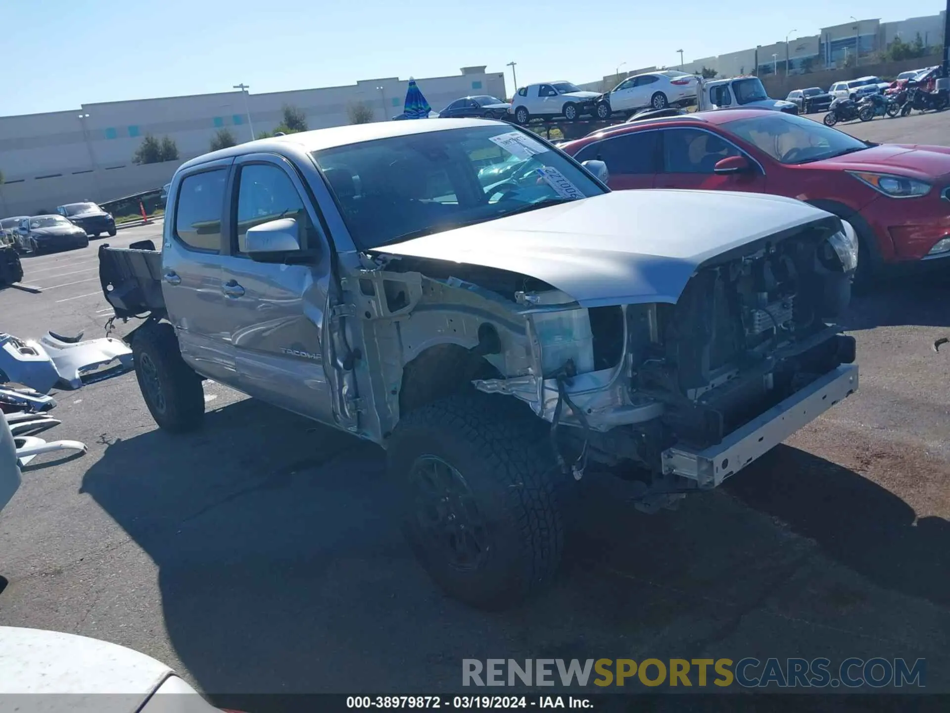 1 fotografías del automóvil dañado 3TMAZ5CN4LM128810 TOYOTA TACOMA 2020