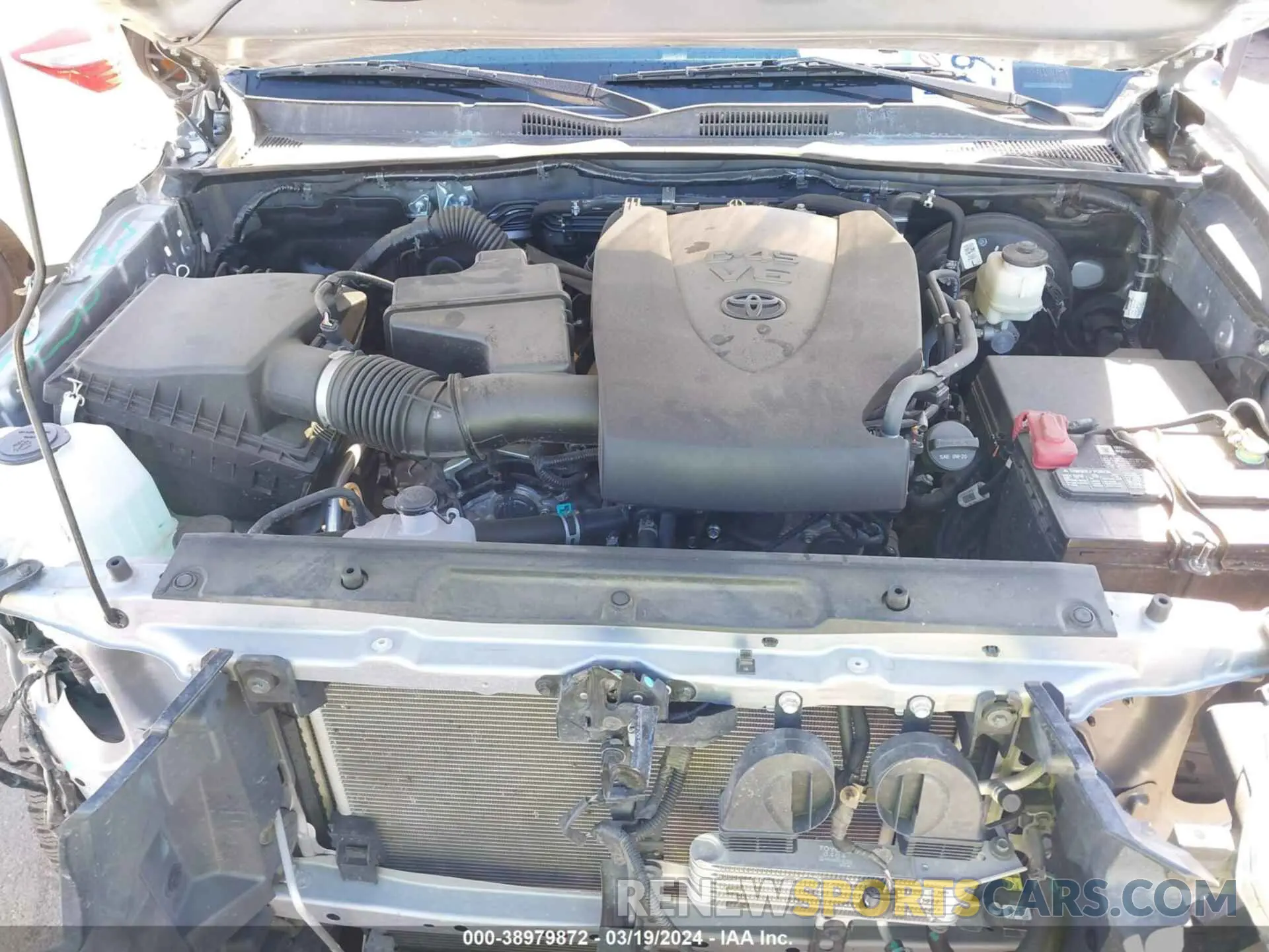 10 fotografías del automóvil dañado 3TMAZ5CN4LM128810 TOYOTA TACOMA 2020