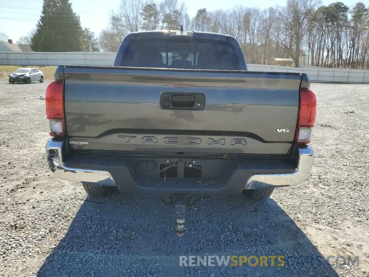 6 fotografías del automóvil dañado 3TMAZ5CN5LM130789 TOYOTA TACOMA 2020