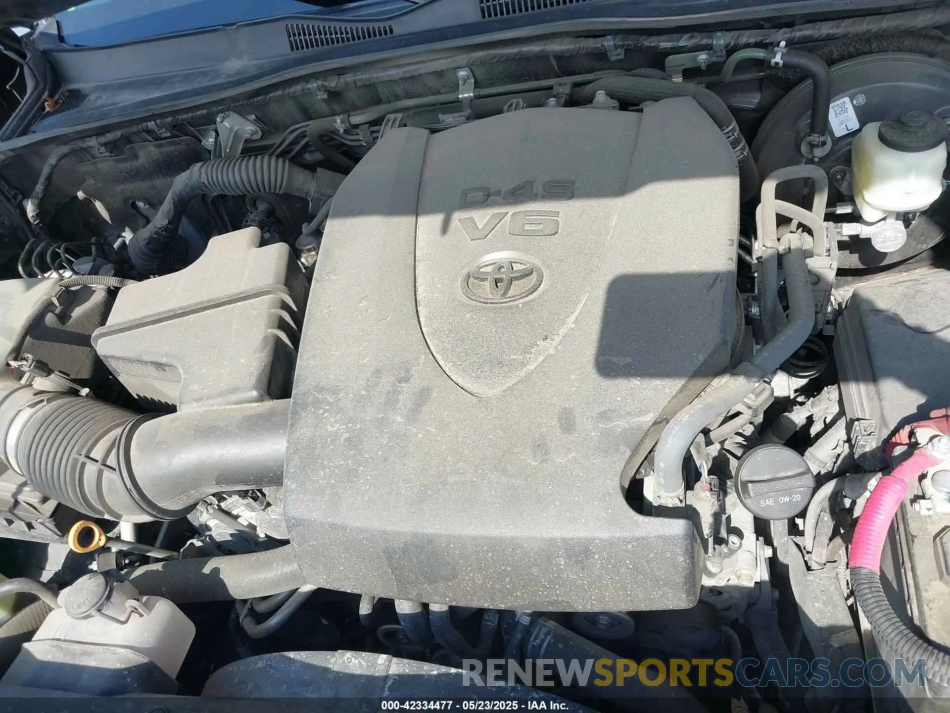 10 fotografías del automóvil dañado 3TMAZ5CN5LM140383 TOYOTA TACOMA 2020
