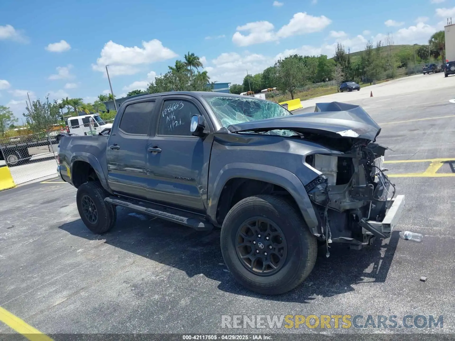 1 fotografías del automóvil dañado 3TMAZ5CN6LM128663 TOYOTA TACOMA 2020