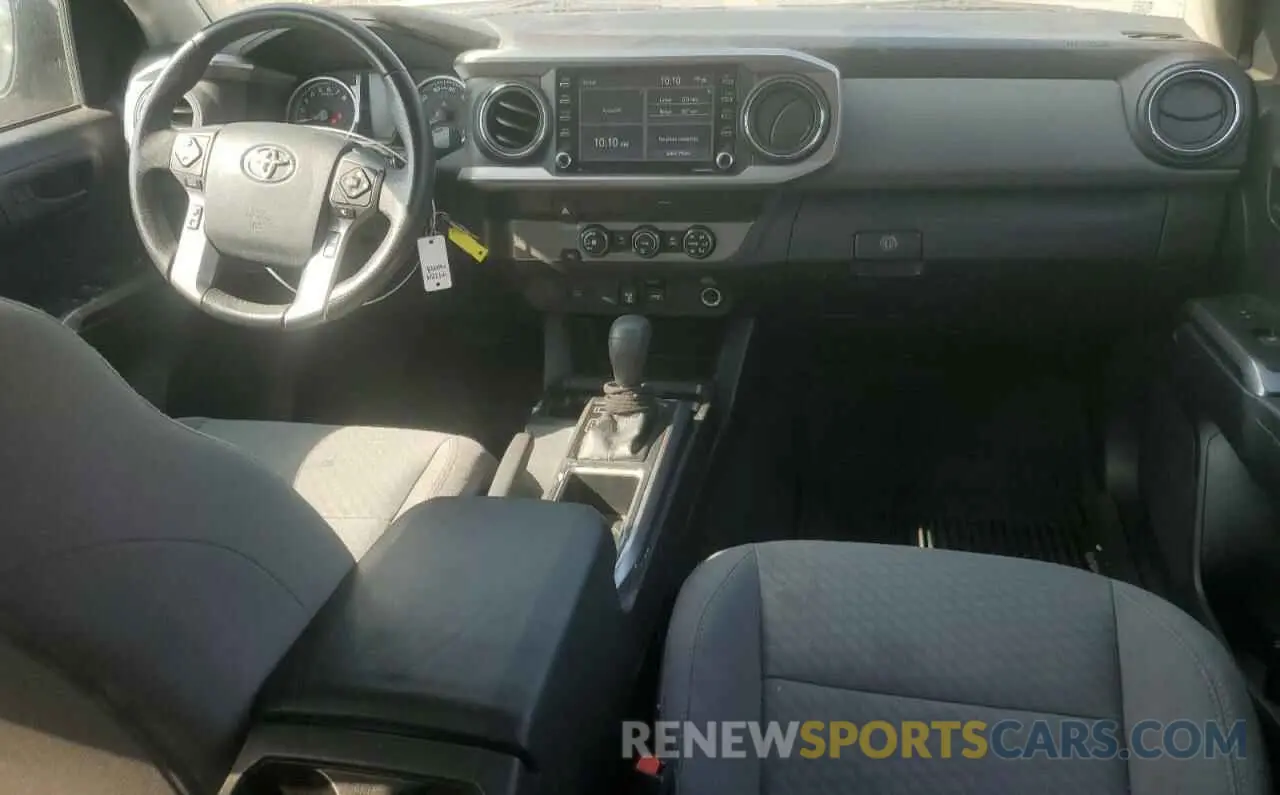 8 fotografías del automóvil dañado 3TMAZ5CN7LM129837 TOYOTA TACOMA 2020