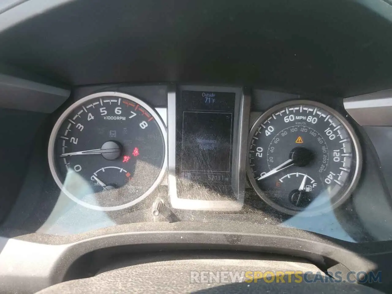 9 fotografías del automóvil dañado 3TMAZ5CN7LM129837 TOYOTA TACOMA 2020