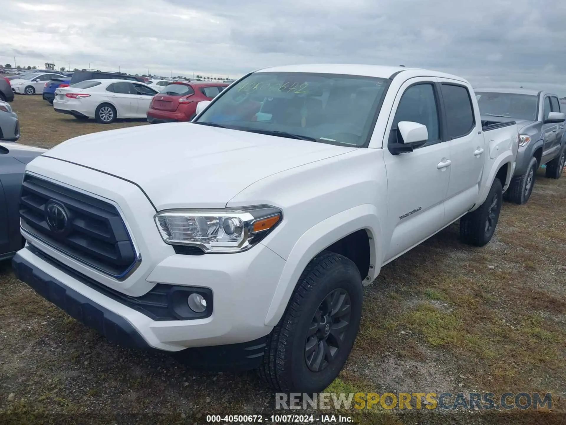 2 fotografías del automóvil dañado 3TMAZ5CN7LM133273 TOYOTA TACOMA 2020