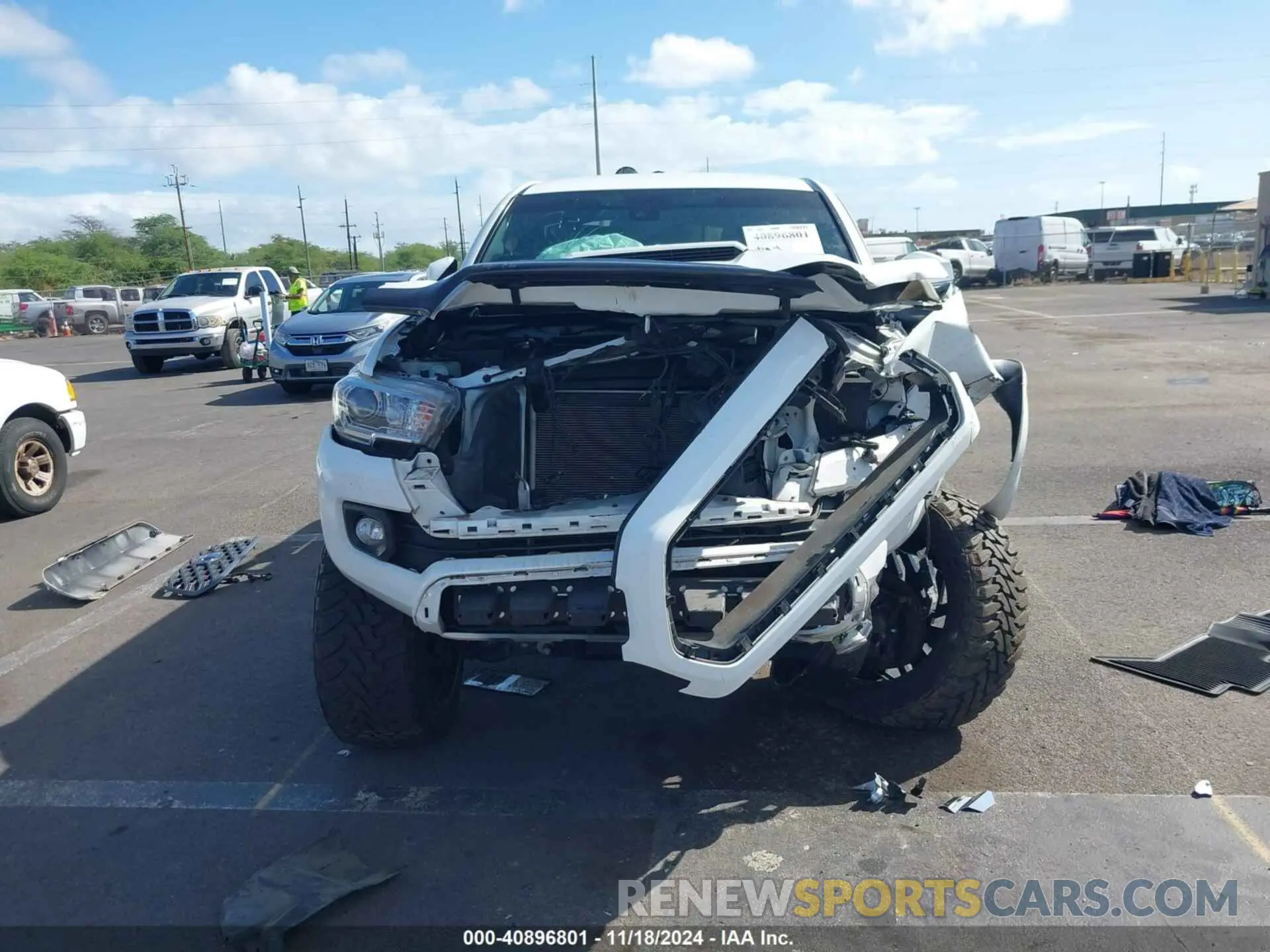 12 fotografías del automóvil dañado 3TMAZ5CN7LM133791 TOYOTA TACOMA 2020