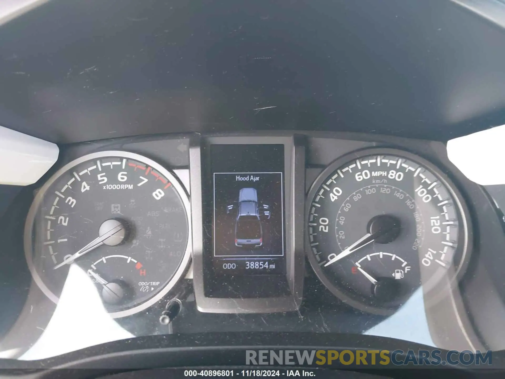 7 fotografías del automóvil dañado 3TMAZ5CN7LM133791 TOYOTA TACOMA 2020