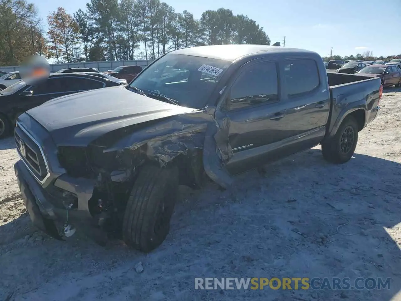 1 fotografías del automóvil dañado 3TMAZ5CN8LM134884 TOYOTA TACOMA 2020