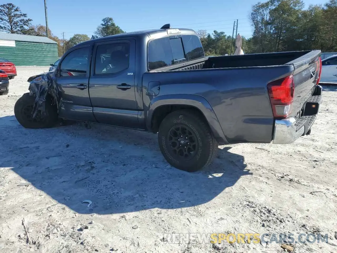 2 fotografías del automóvil dañado 3TMAZ5CN8LM134884 TOYOTA TACOMA 2020
