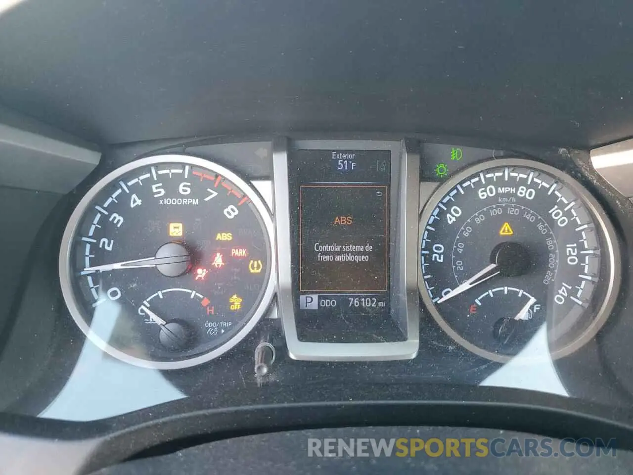 9 fotografías del automóvil dañado 3TMAZ5CN8LM134884 TOYOTA TACOMA 2020