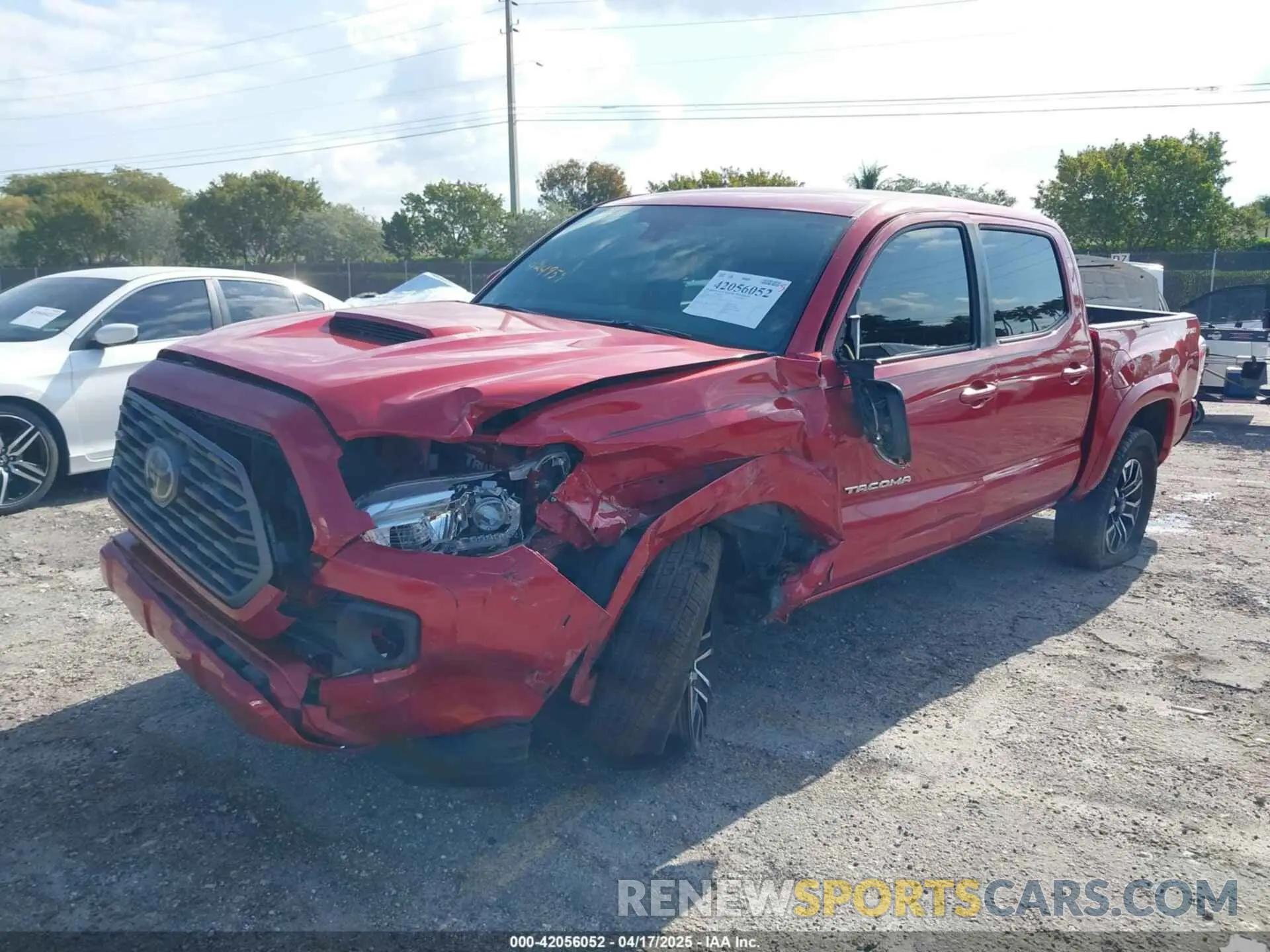 6 fotografías del automóvil dañado 3TMAZ5CN9LM120752 TOYOTA TACOMA 2020