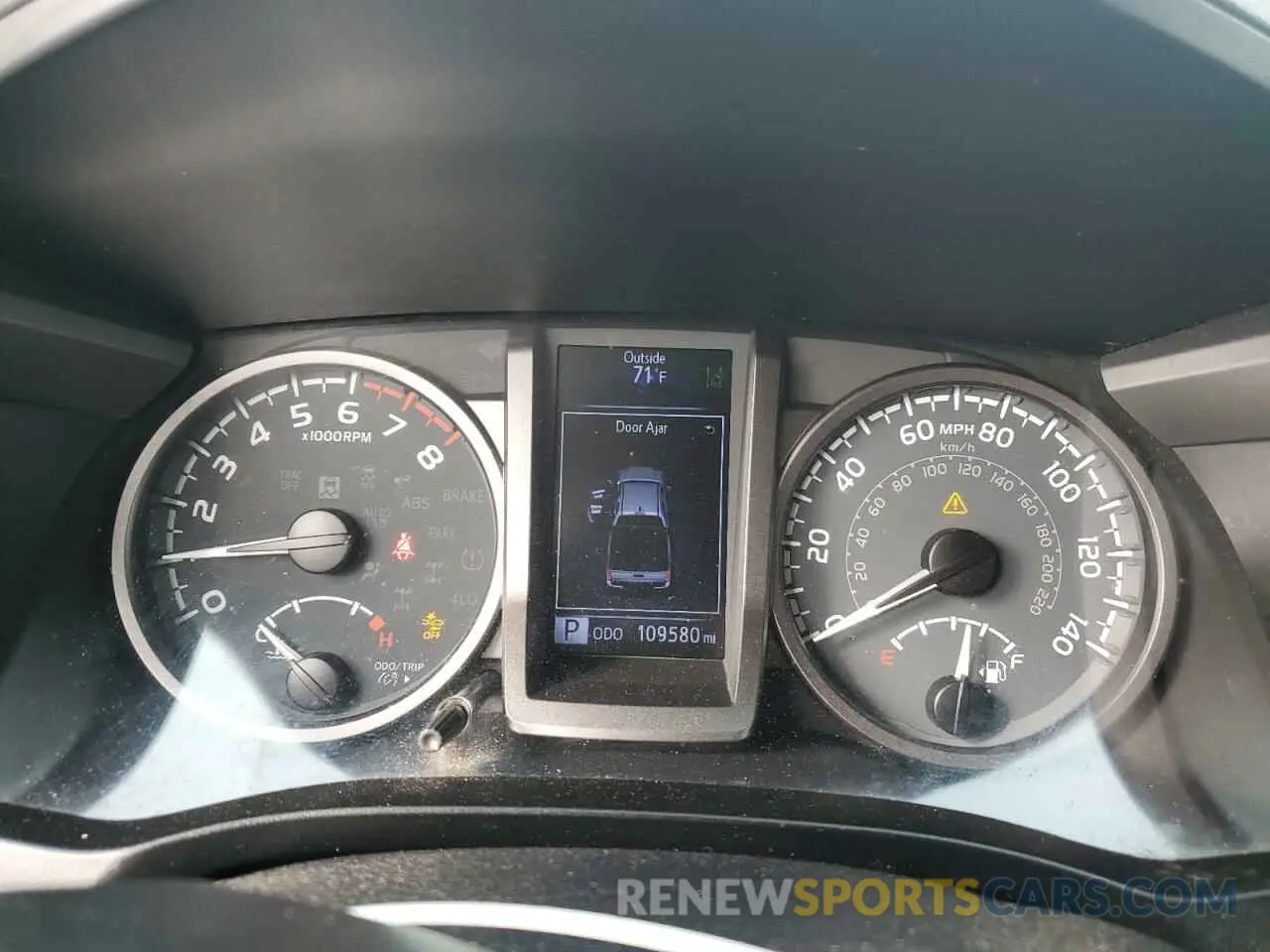 9 fotografías del automóvil dañado 3TMAZ5CNXLM127063 TOYOTA TACOMA 2020