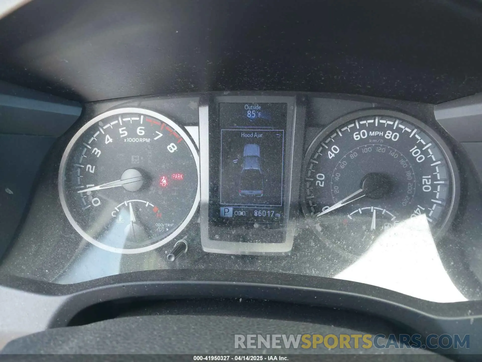 7 fotografías del automóvil dañado 3TMAZ5CNXLM136958 TOYOTA TACOMA 2020