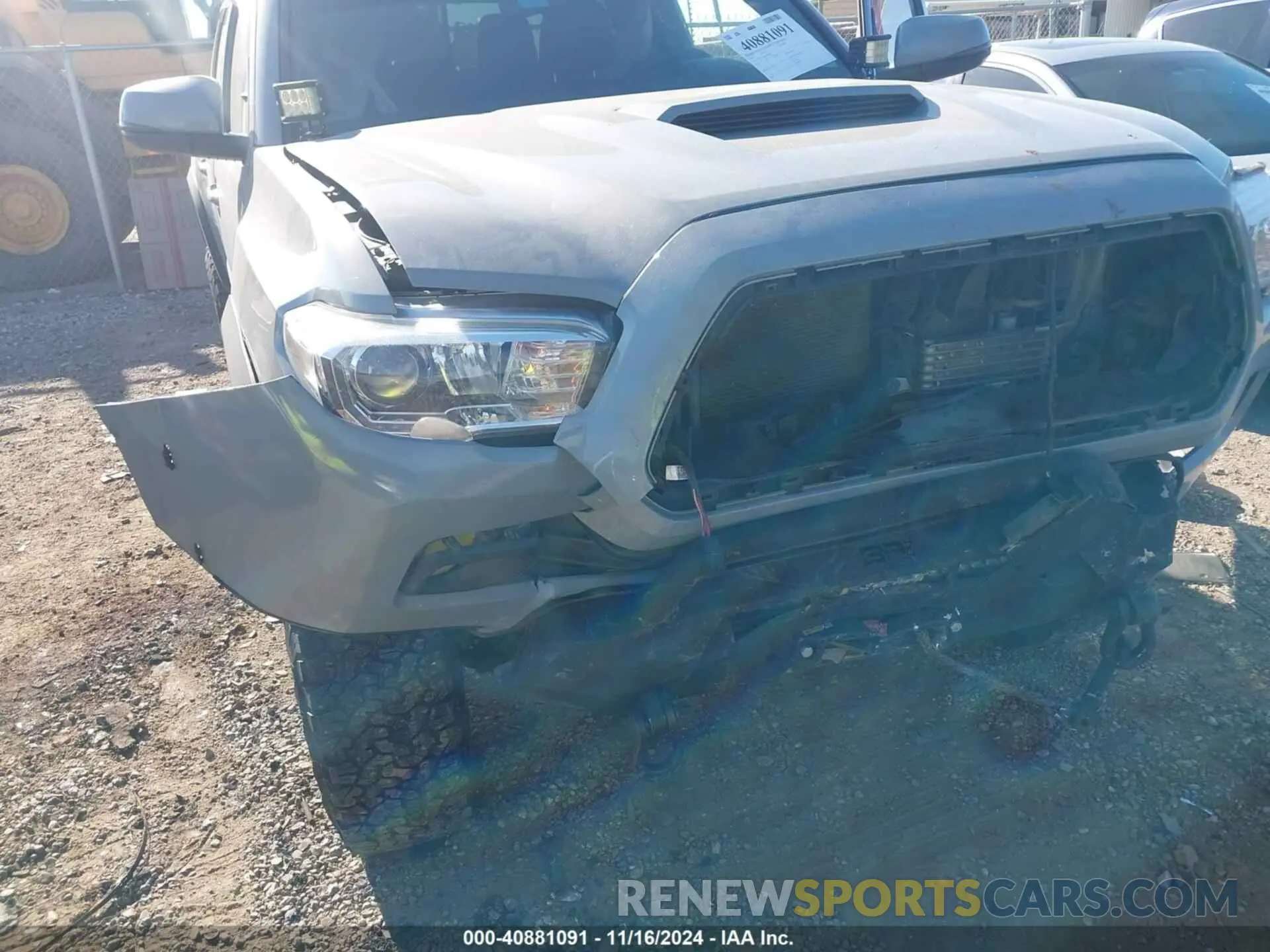 6 fotografías del automóvil dañado 3TMCZ5AN0LM295872 TOYOTA TACOMA 2020