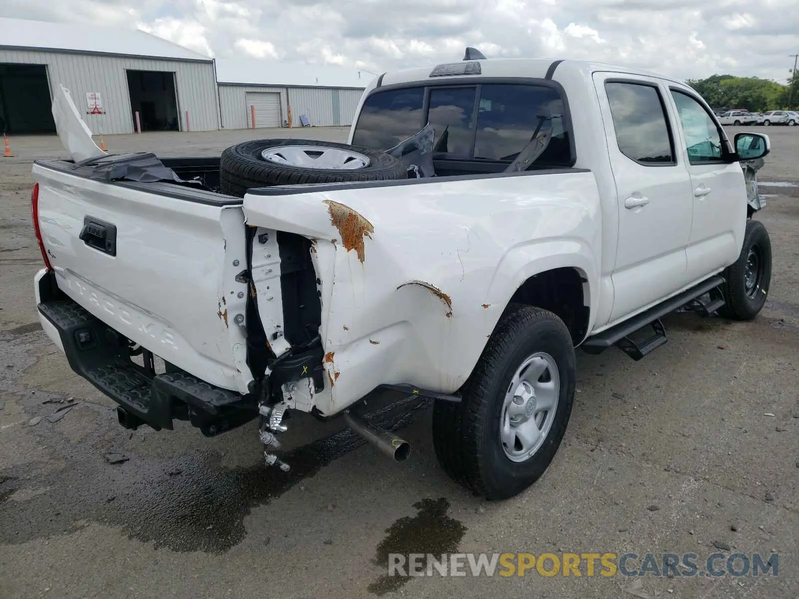 4 fotografías del automóvil dañado 3TMCZ5AN0LM310130 TOYOTA TACOMA 2020