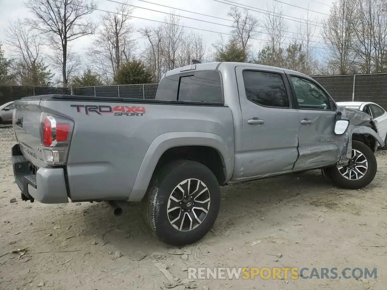 3 fotografías del automóvil dañado 3TMCZ5AN0LM336663 TOYOTA TACOMA 2020