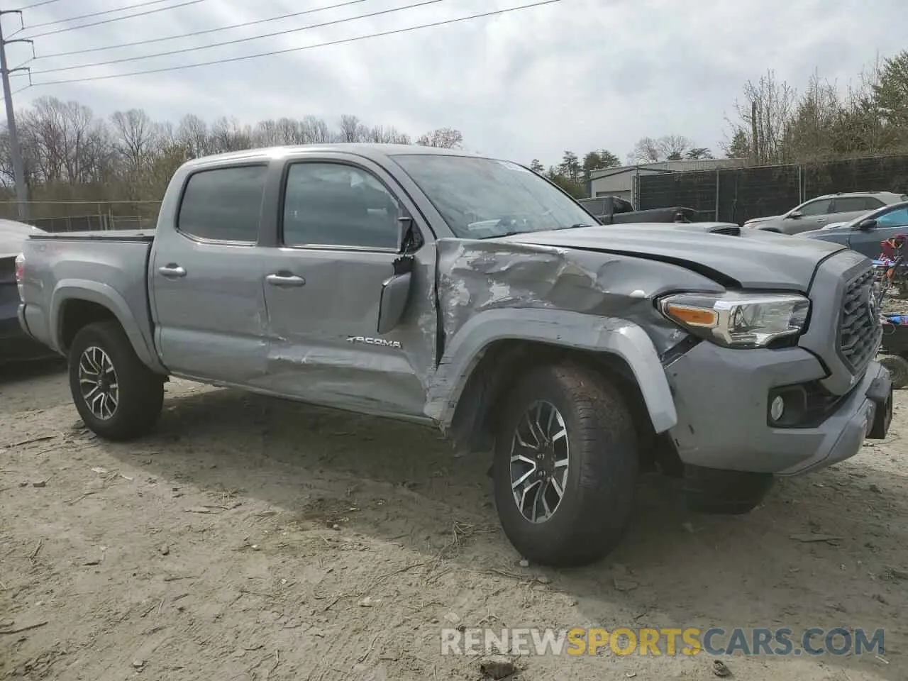 4 fotografías del automóvil dañado 3TMCZ5AN0LM336663 TOYOTA TACOMA 2020