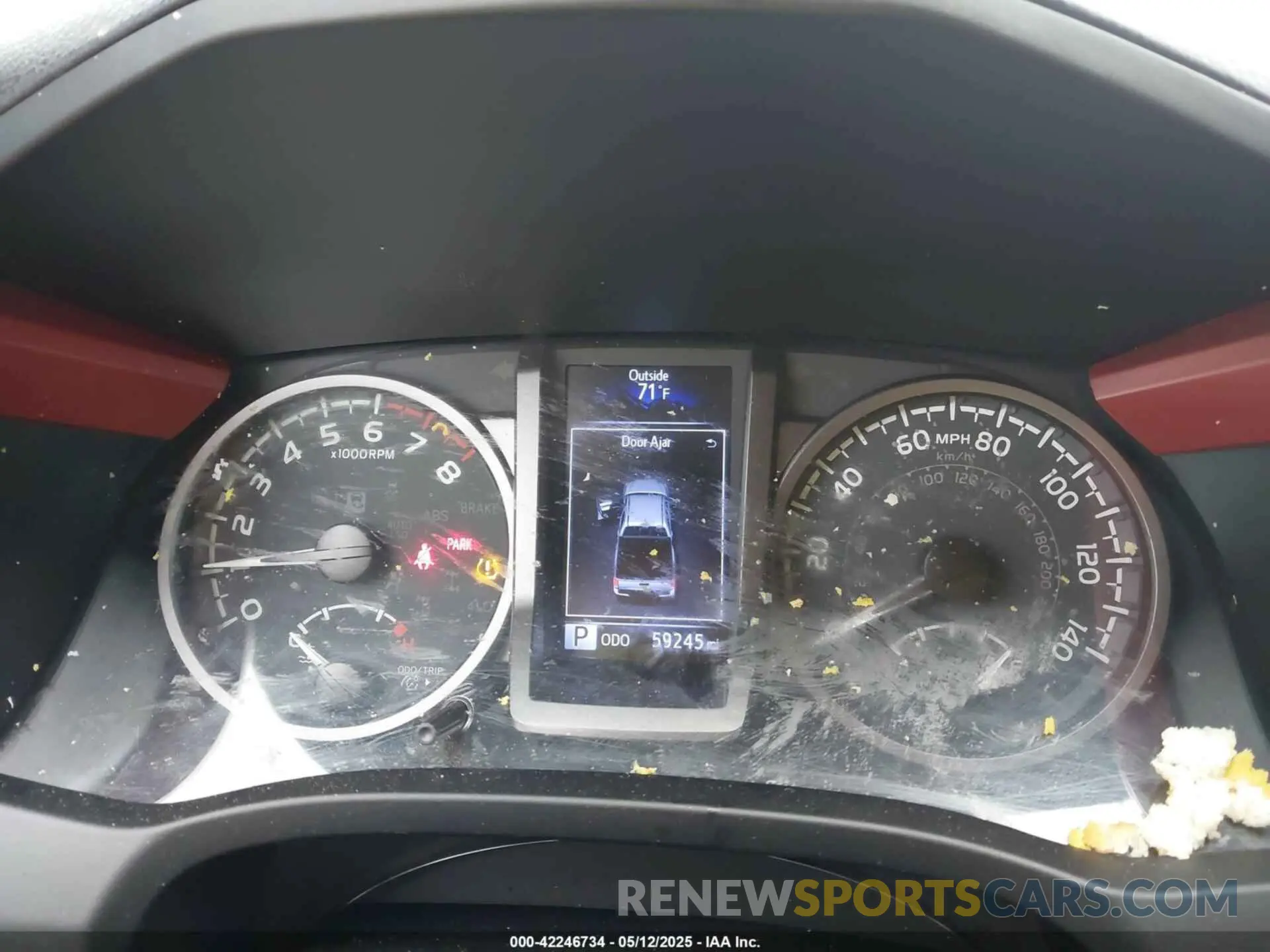 7 fotografías del automóvil dañado 3TMCZ5AN0LM339479 TOYOTA TACOMA 2020