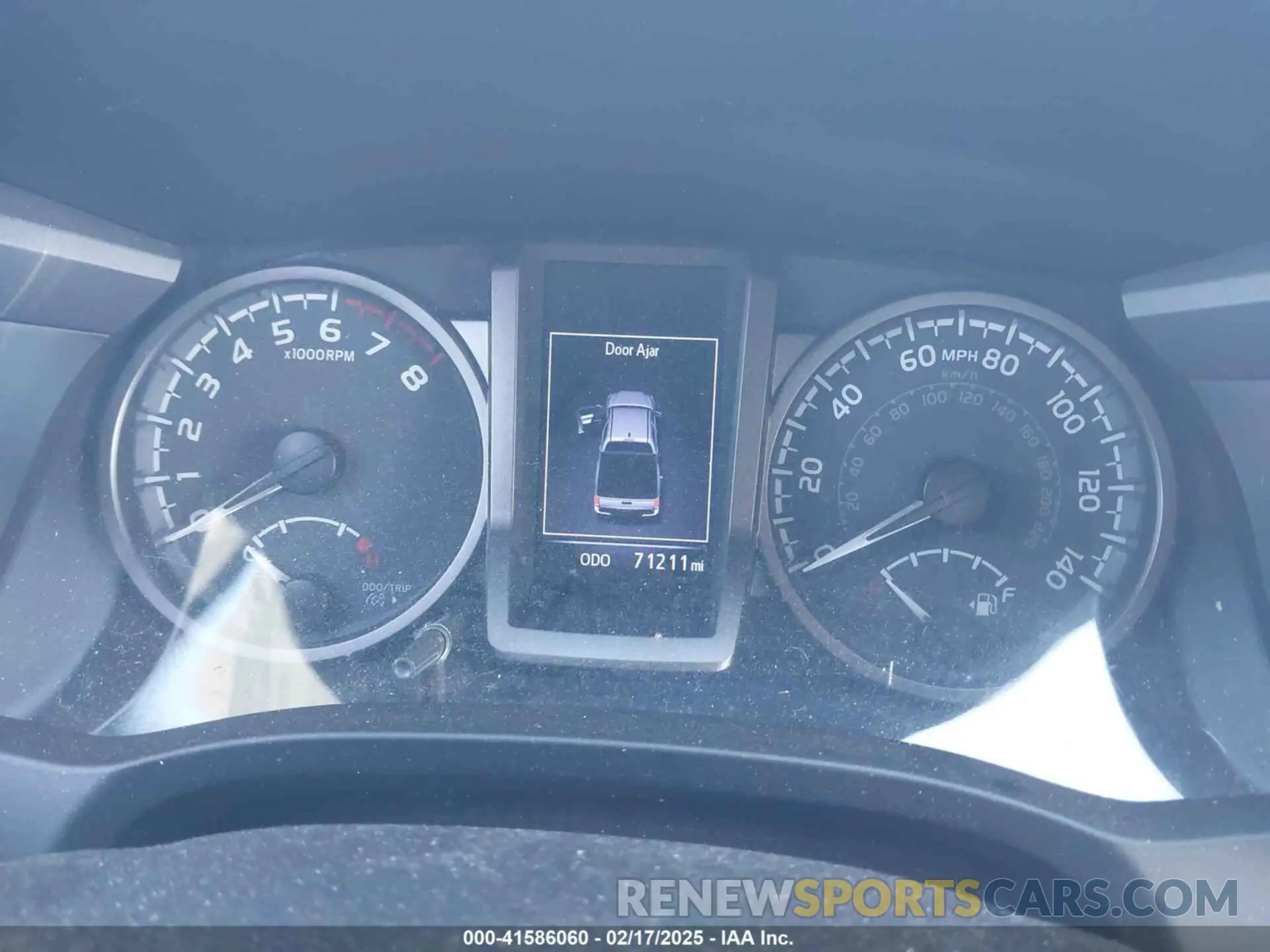 7 fotografías del automóvil dañado 3TMCZ5AN0LM345184 TOYOTA TACOMA 2020