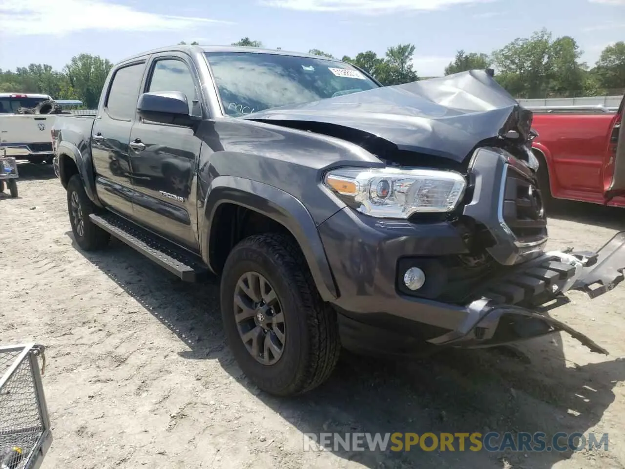 1 fotografías del automóvil dañado 3TMCZ5AN0LM347338 TOYOTA TACOMA 2020