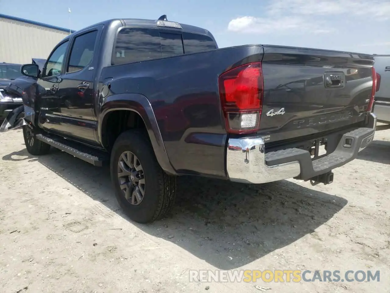 3 fotografías del automóvil dañado 3TMCZ5AN0LM347338 TOYOTA TACOMA 2020