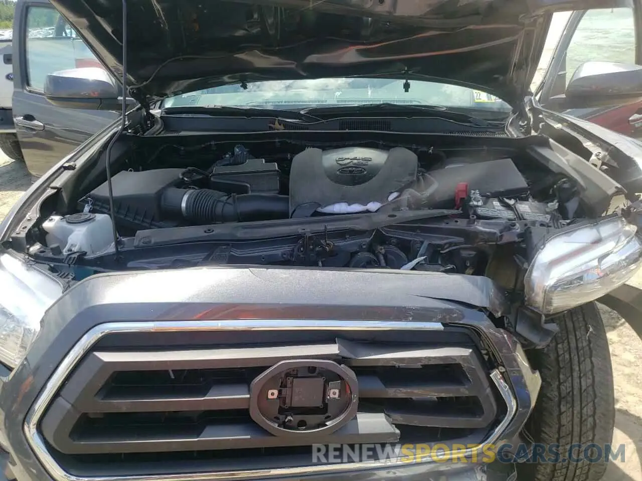 7 fotografías del automóvil dañado 3TMCZ5AN0LM347338 TOYOTA TACOMA 2020
