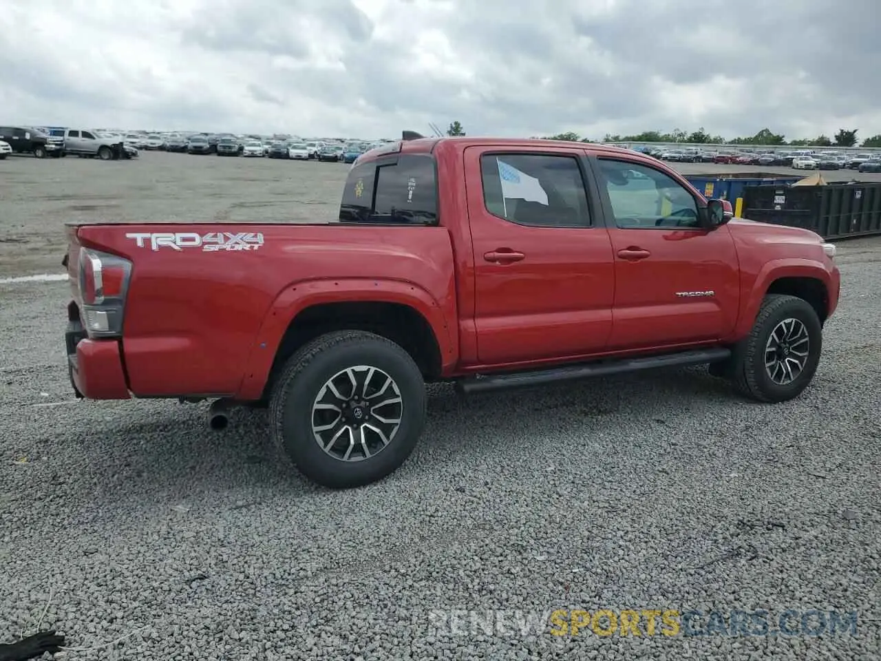 3 fotografías del automóvil dañado 3TMCZ5AN1LM301291 TOYOTA TACOMA 2020
