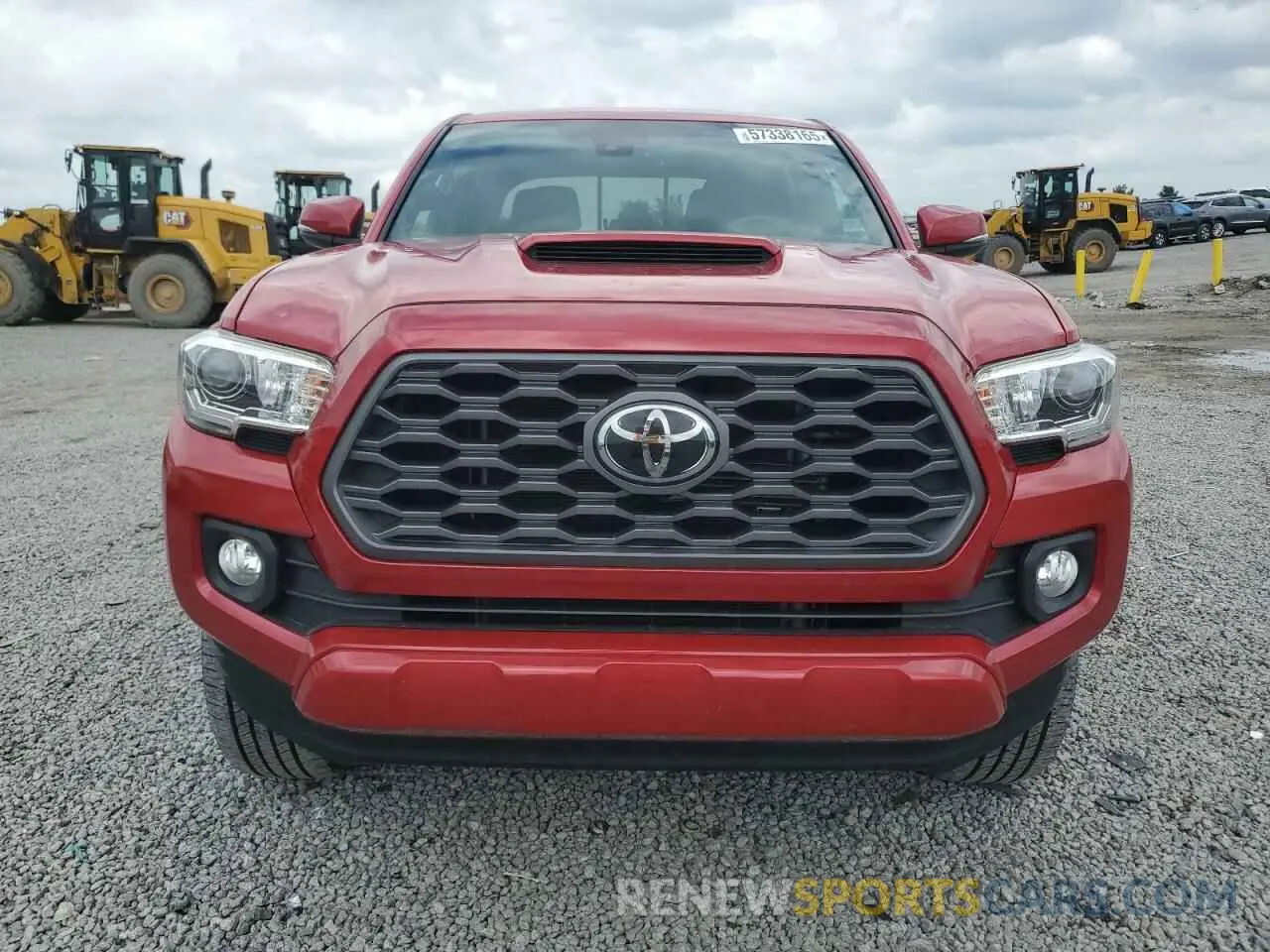 5 fotografías del automóvil dañado 3TMCZ5AN1LM301291 TOYOTA TACOMA 2020