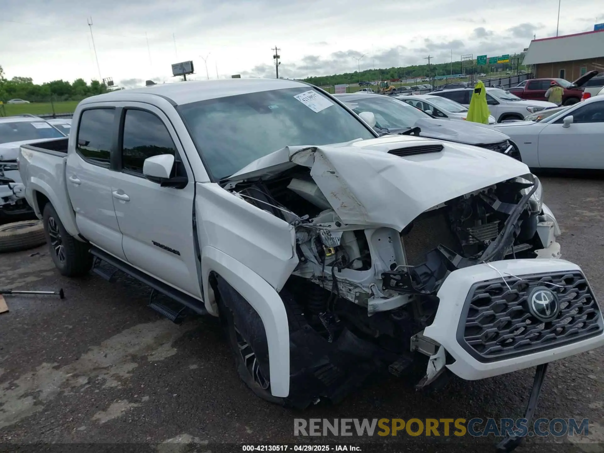 1 fotografías del automóvil dañado 3TMCZ5AN1LM337904 TOYOTA TACOMA 2020
