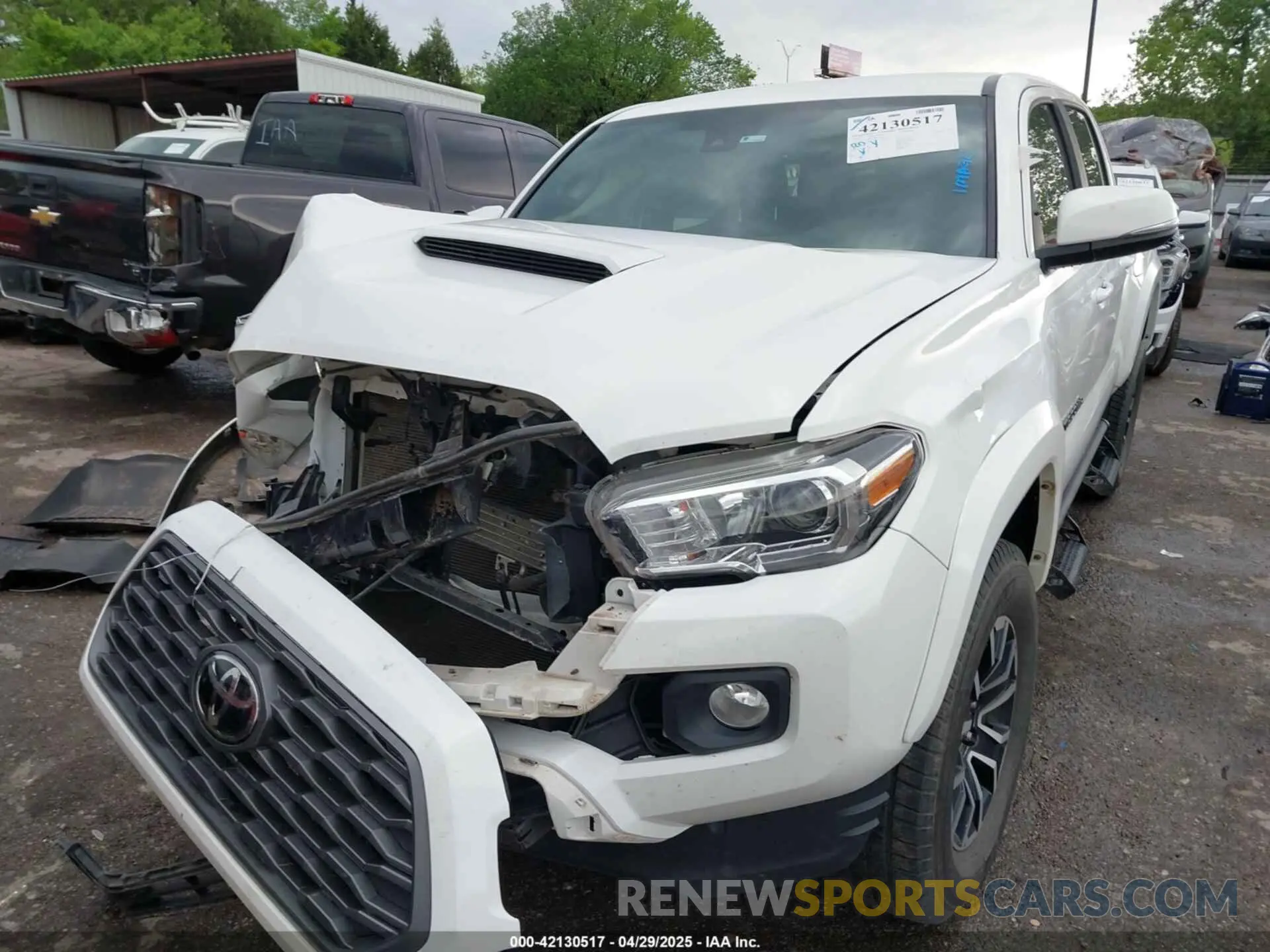 6 fotografías del automóvil dañado 3TMCZ5AN1LM337904 TOYOTA TACOMA 2020