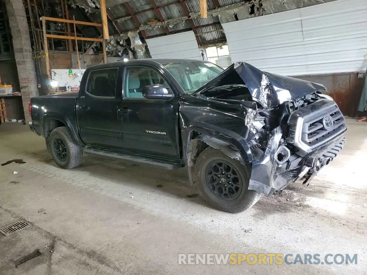 4 fotografías del automóvil dañado 3TMCZ5AN1LM354864 TOYOTA TACOMA 2020
