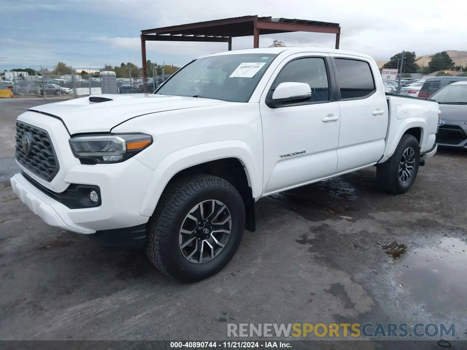 2 fotografías del automóvil dañado 3TMCZ5AN2LM289619 TOYOTA TACOMA 2020