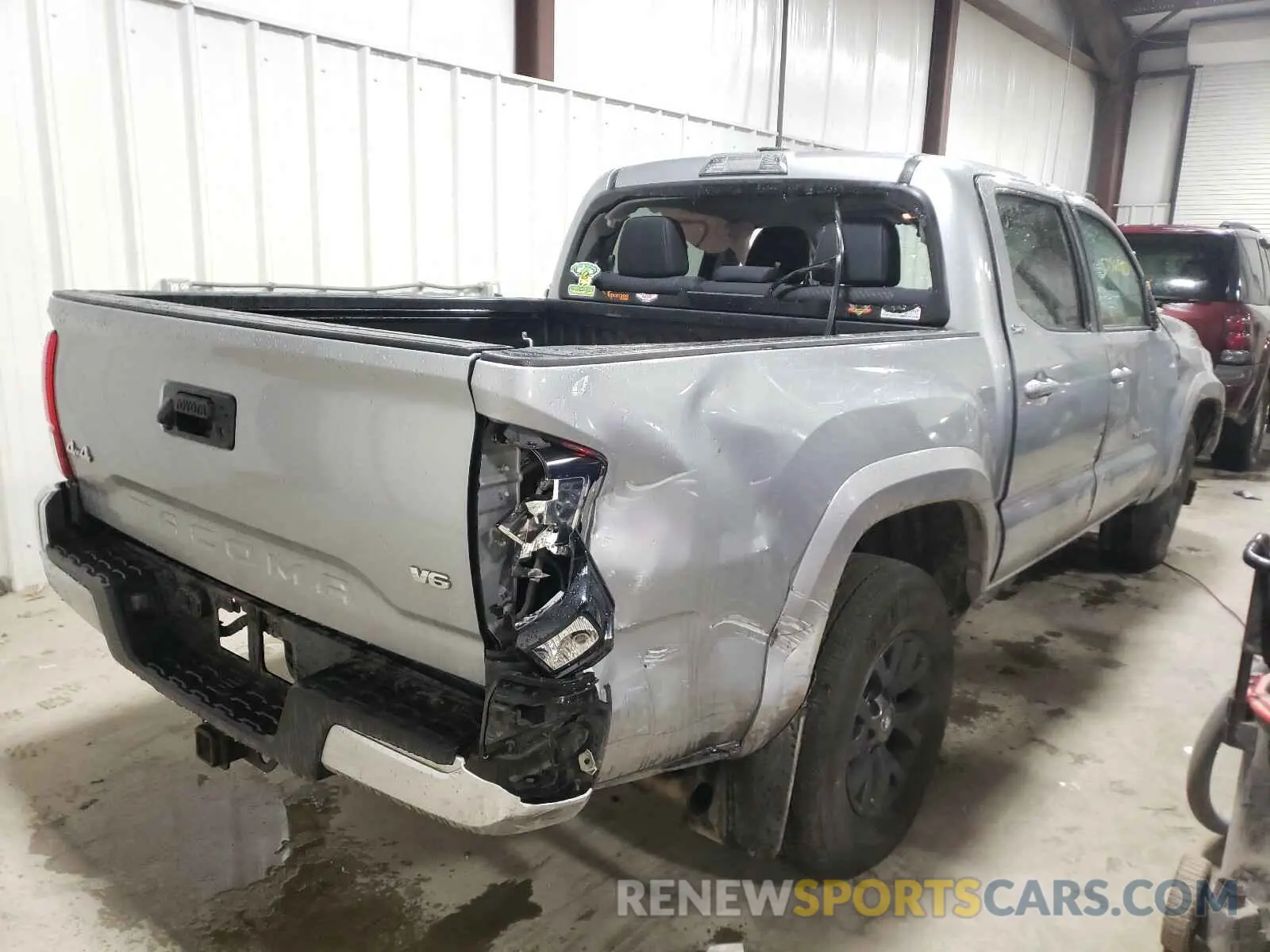 4 fotografías del automóvil dañado 3TMCZ5AN2LM296358 TOYOTA TACOMA 2020